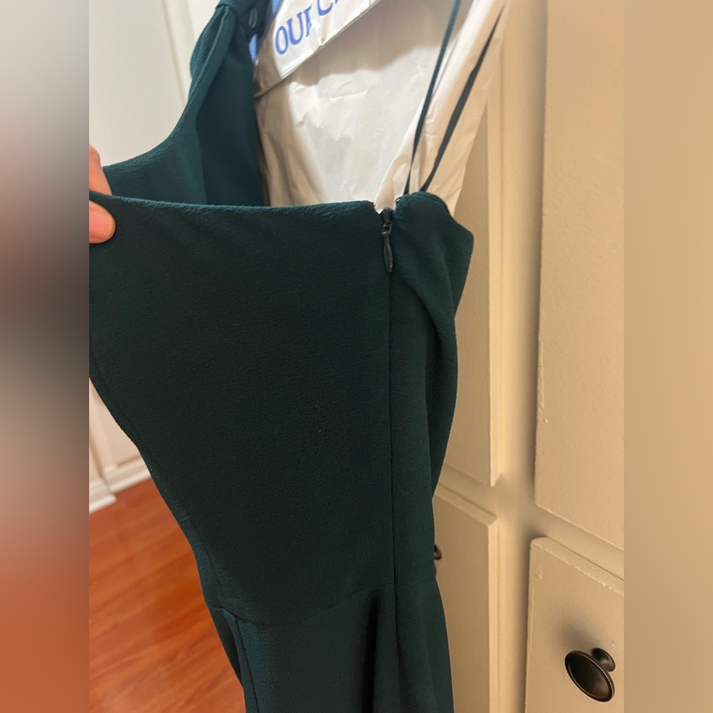 Dress the Population One-Shoulder Teal Dress - Picture 4 of 14